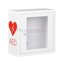 Szafka zawieszana na AED z alarmem dźwiękowym - zamknięcie na magnes PROMOCJA